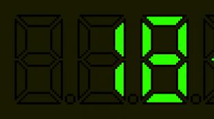 „tikající“ hodiny s budíkem na mikrokontroléru Atmega48 Binární hodiny na procesoru atmega8