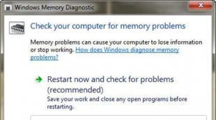Kontrola chýb v pamäti RAM počítača alebo prenosného počítača