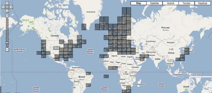 Trafic maritime en ligne en temps réel (AIS)