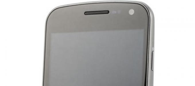 Samsung Galaxy Nexus I9250 – Specifikace